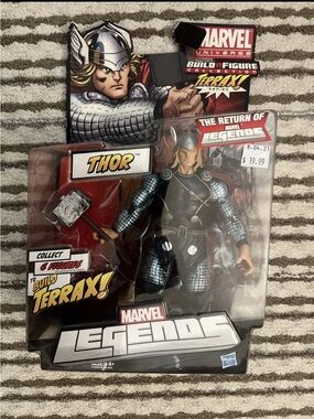 Hasbro Marvel Legends Thor Action Figure - Black & Silver
